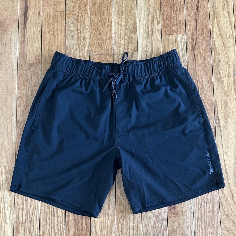 Travis Mathew Navy Swim Board Shorts